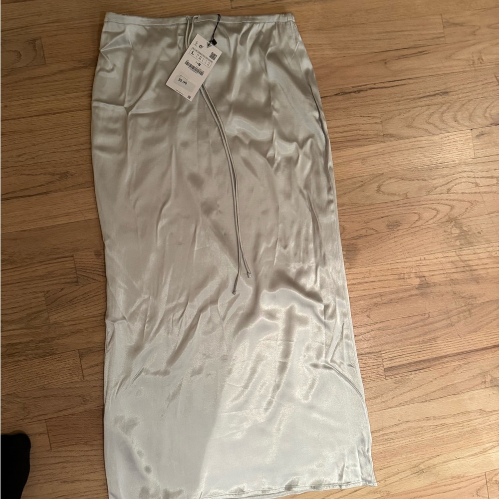Zara Silver Skirt size large